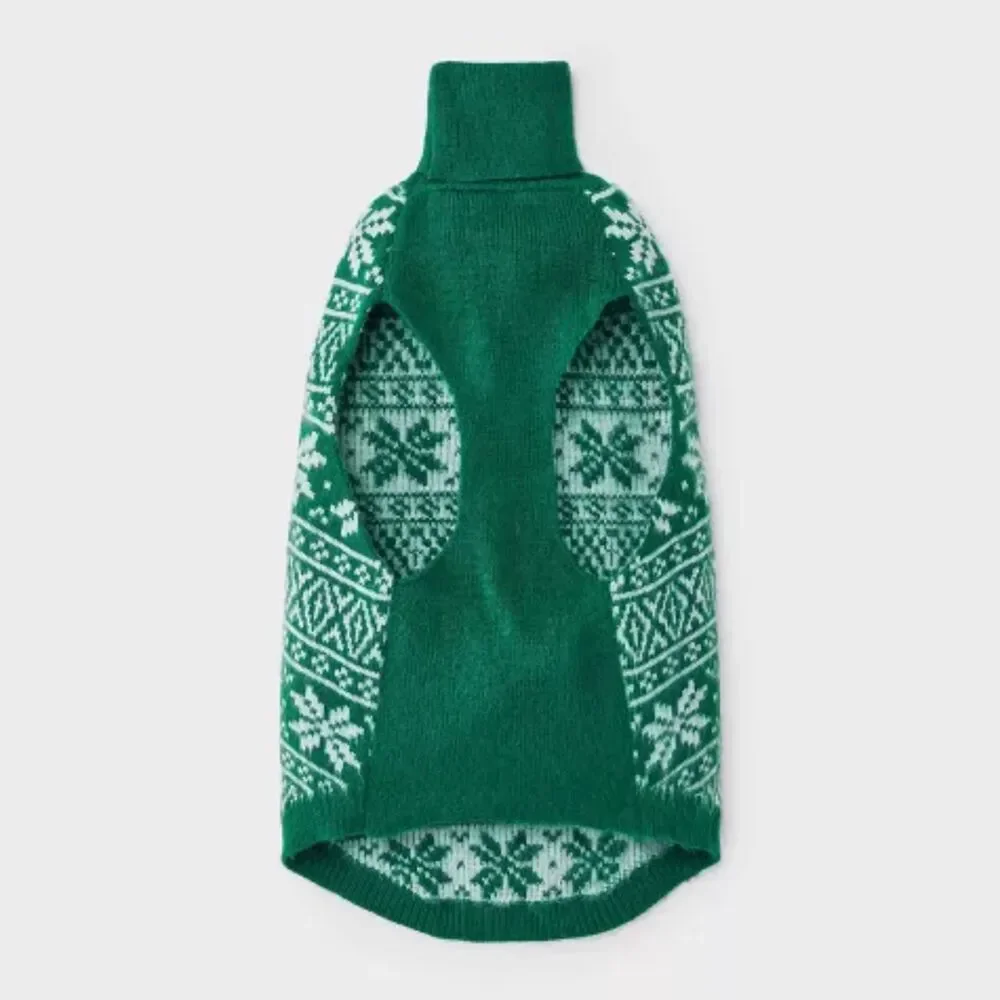 Fair Isle Pet Sweater - SIZE M